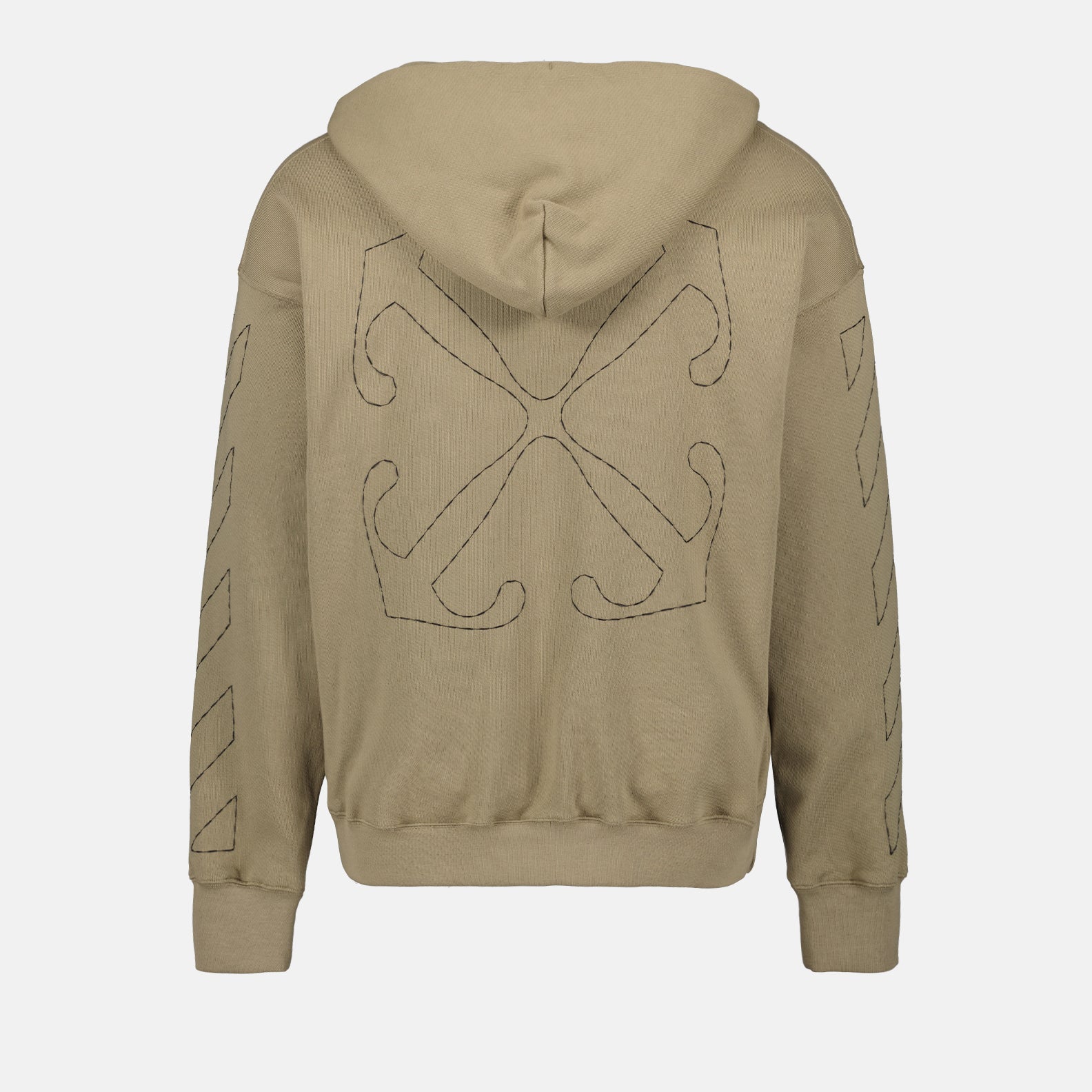 Sweatshirts Sweat à capuche Off Stitch Off-White Beige Homme