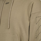 Sweatshirts Sweat à capuche Off Stitch Off-White Beige Homme