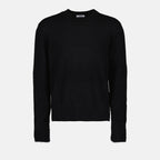Maille Pull Arrow en mohair Off-White Noir Homme