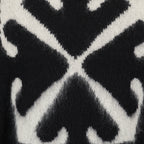 Maille Pull Arrow en mohair Off-White Noir Homme
