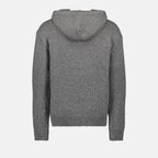 Maille Pull à capuche Arrow Moon Off-White Gris Homme