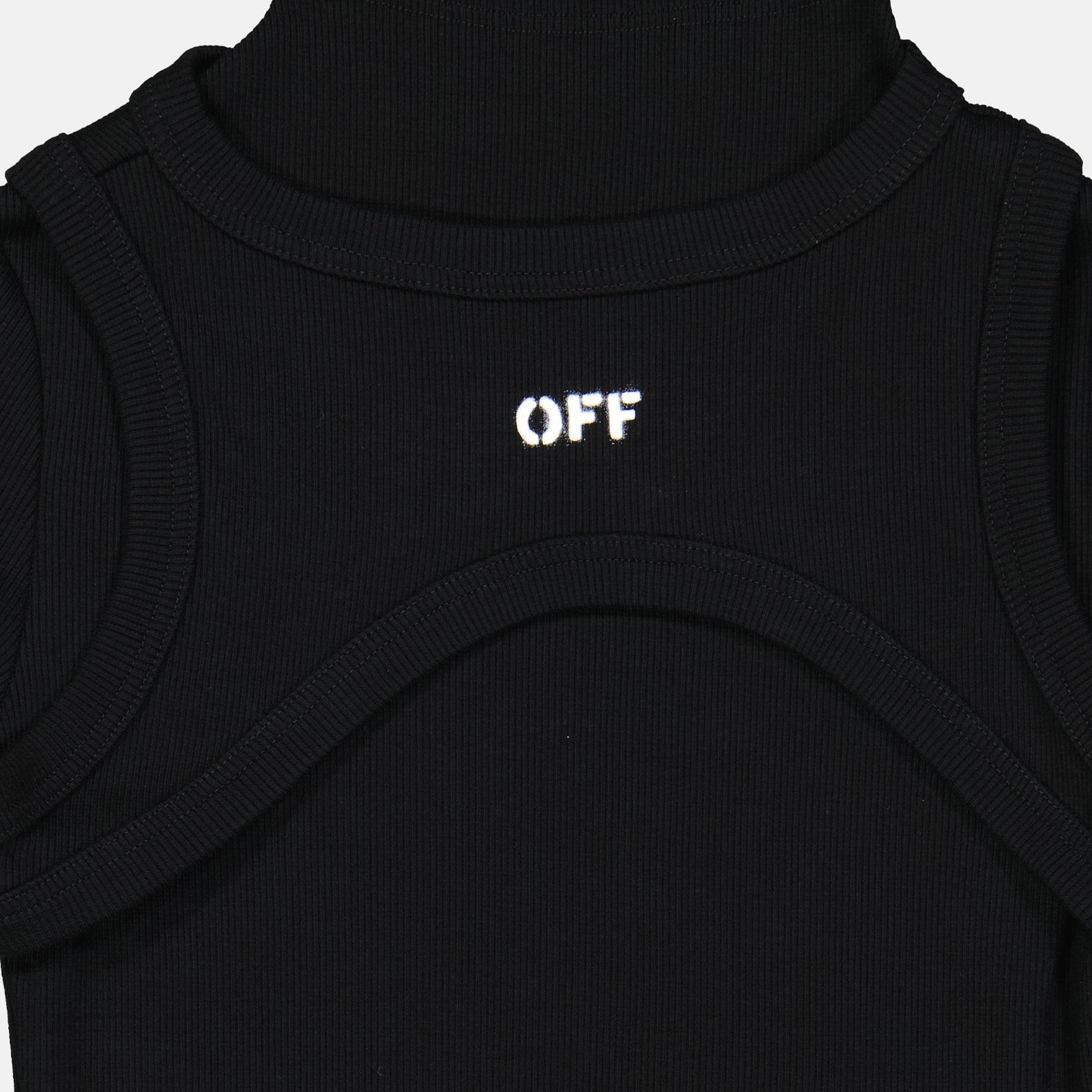드레스 Robe Off Stamp Off-White 검은색 Femme