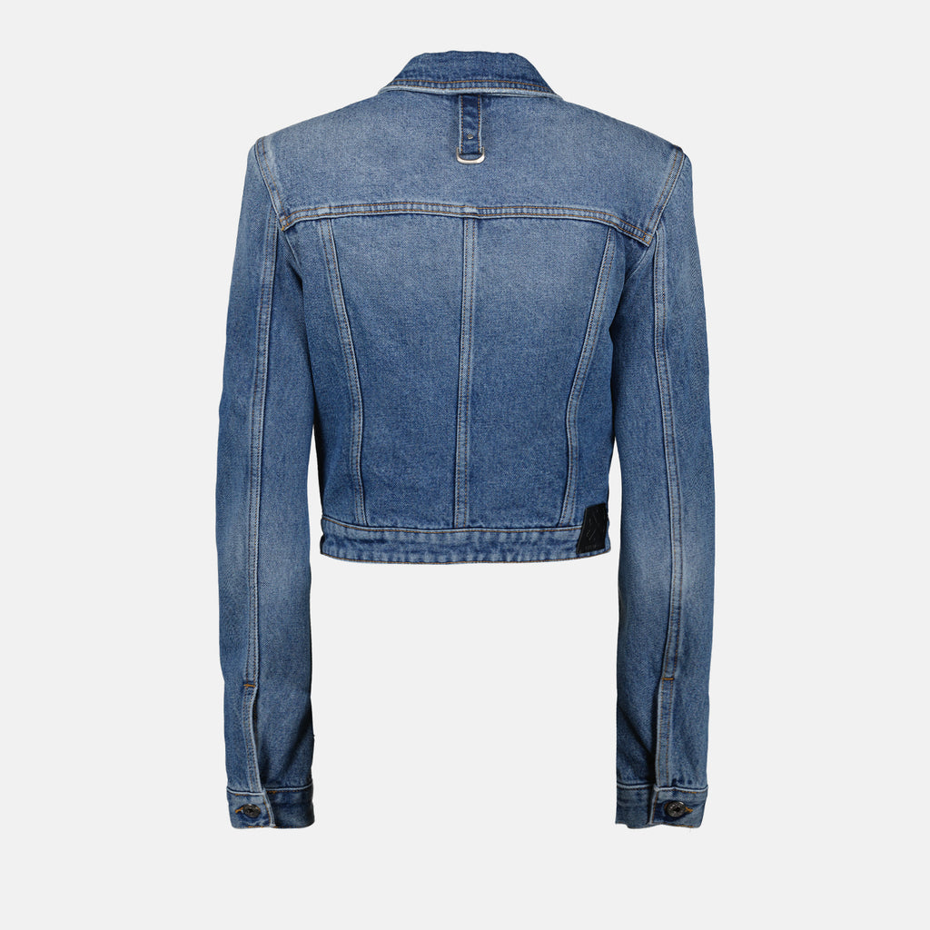 Jackets Cargo Denim Jacket Off-White Blue Femme