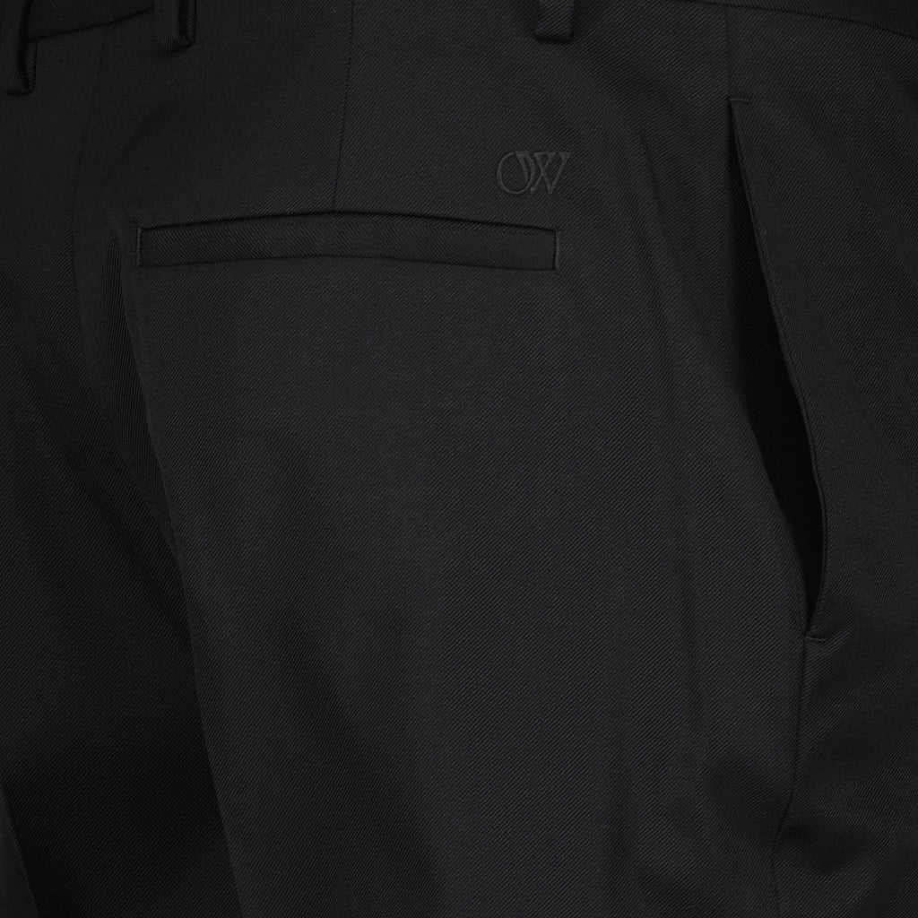 팬츠 스트레이트 팬츠 Off-White 검은색 Homme