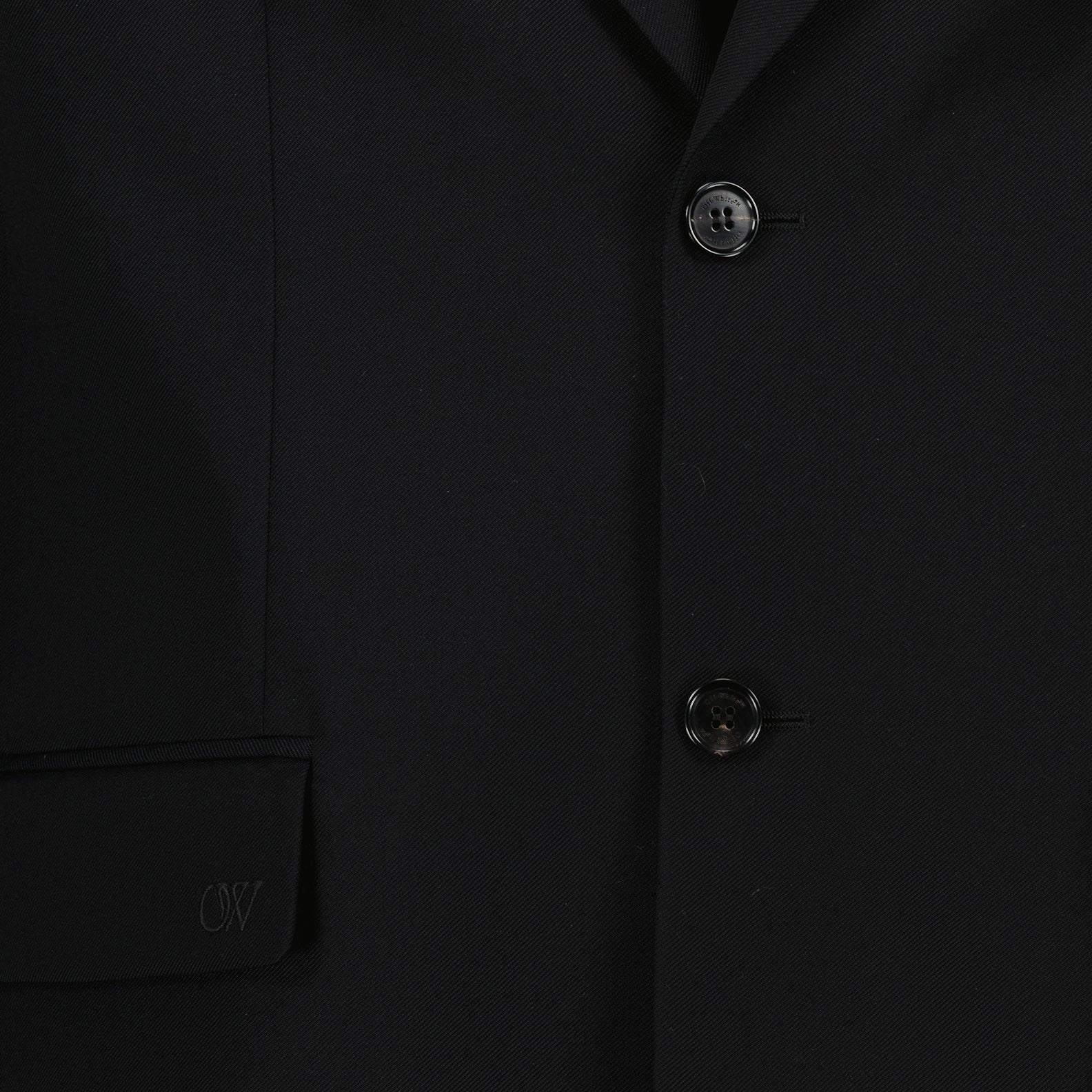 Vestes Veste blazer OW Off-White Noir Homme