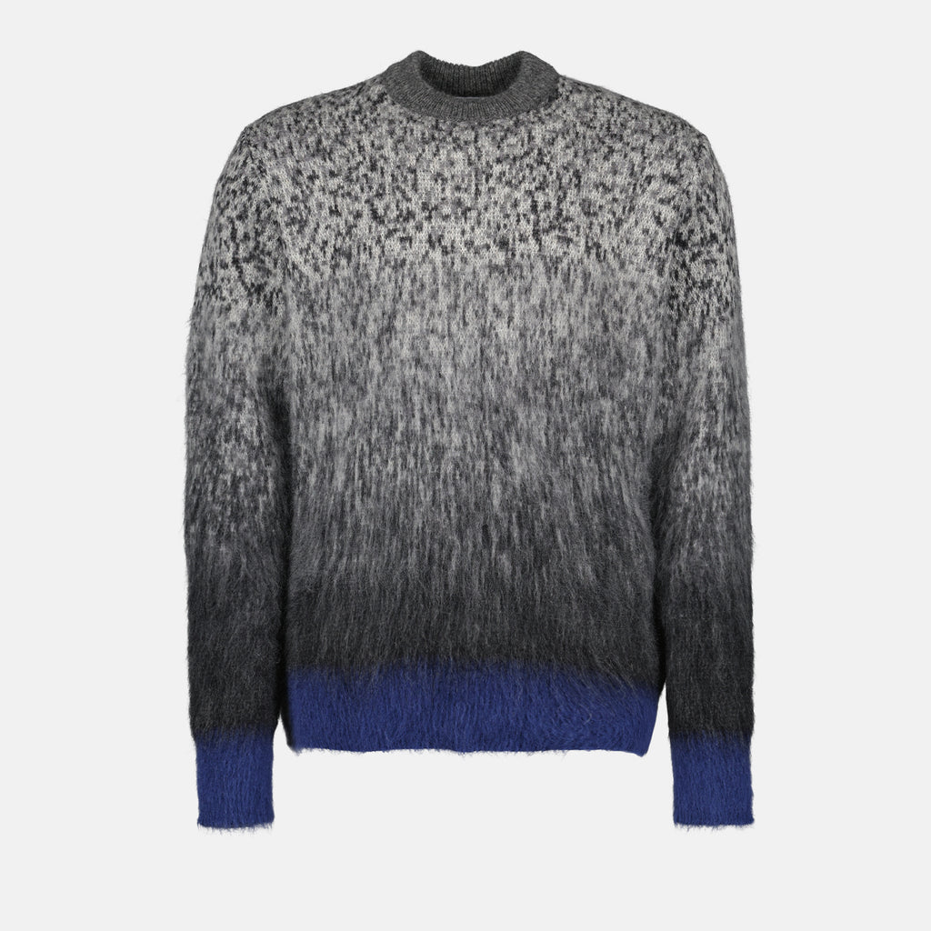 Maille Pull Arrow en mohair Off-White Gris Homme