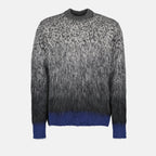 Maille Pull Arrow en mohair Off-White Gris Homme