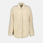 Vestes Surchemise en molleton Off-White Beige Femme