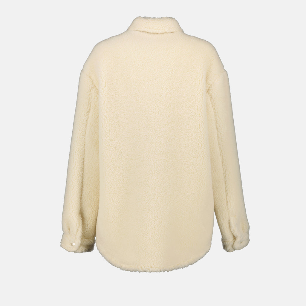 Vestes Surchemise en molleton Off-White Beige Femme