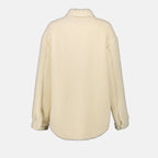 Vestes Surchemise en molleton Off-White Beige Femme