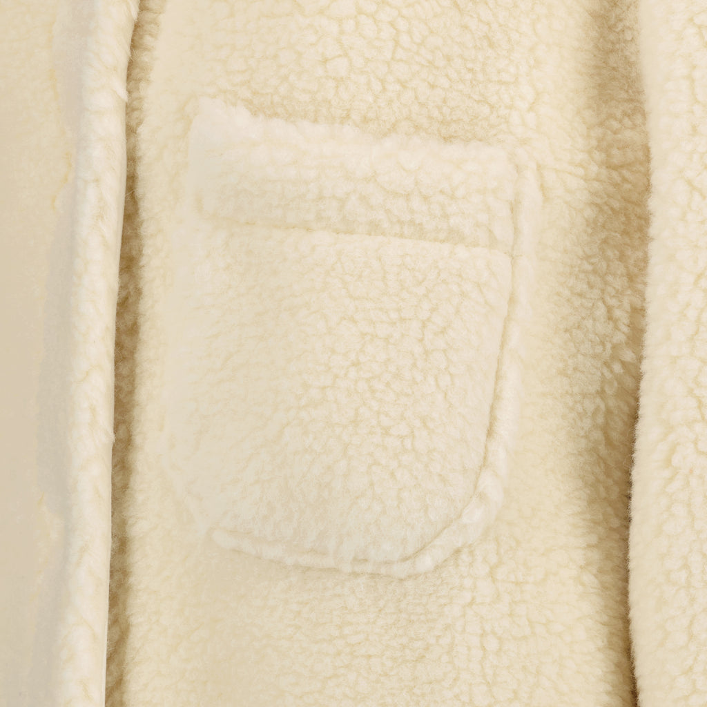 Vestes Surchemise en molleton Off-White Beige Femme