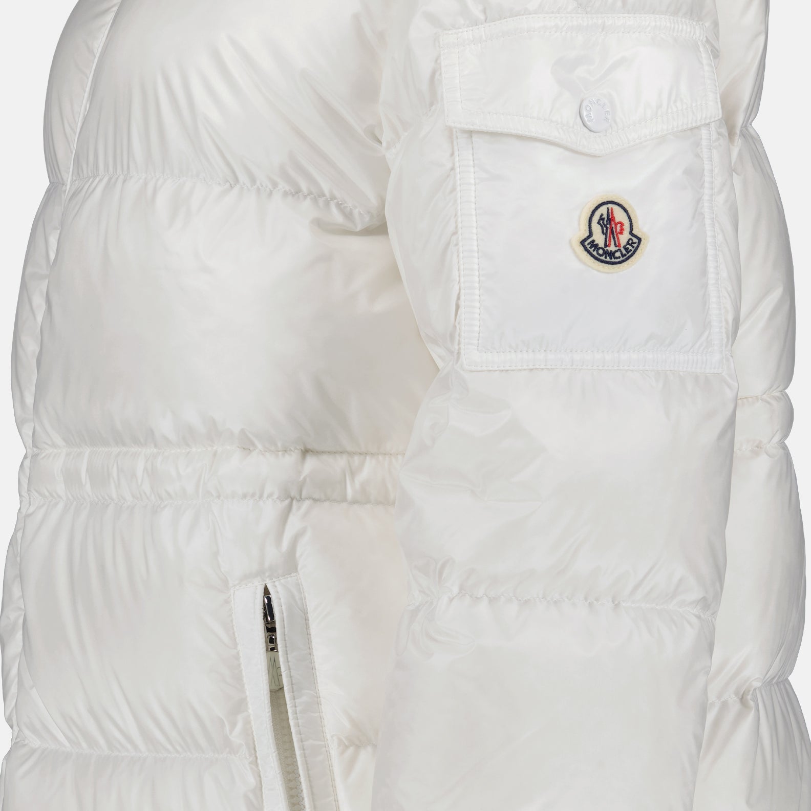 Manteaux Doudoune Meillon Moncler Blanc Femme