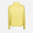 Vestes Veste bi-matière Moncler Jaune Femme