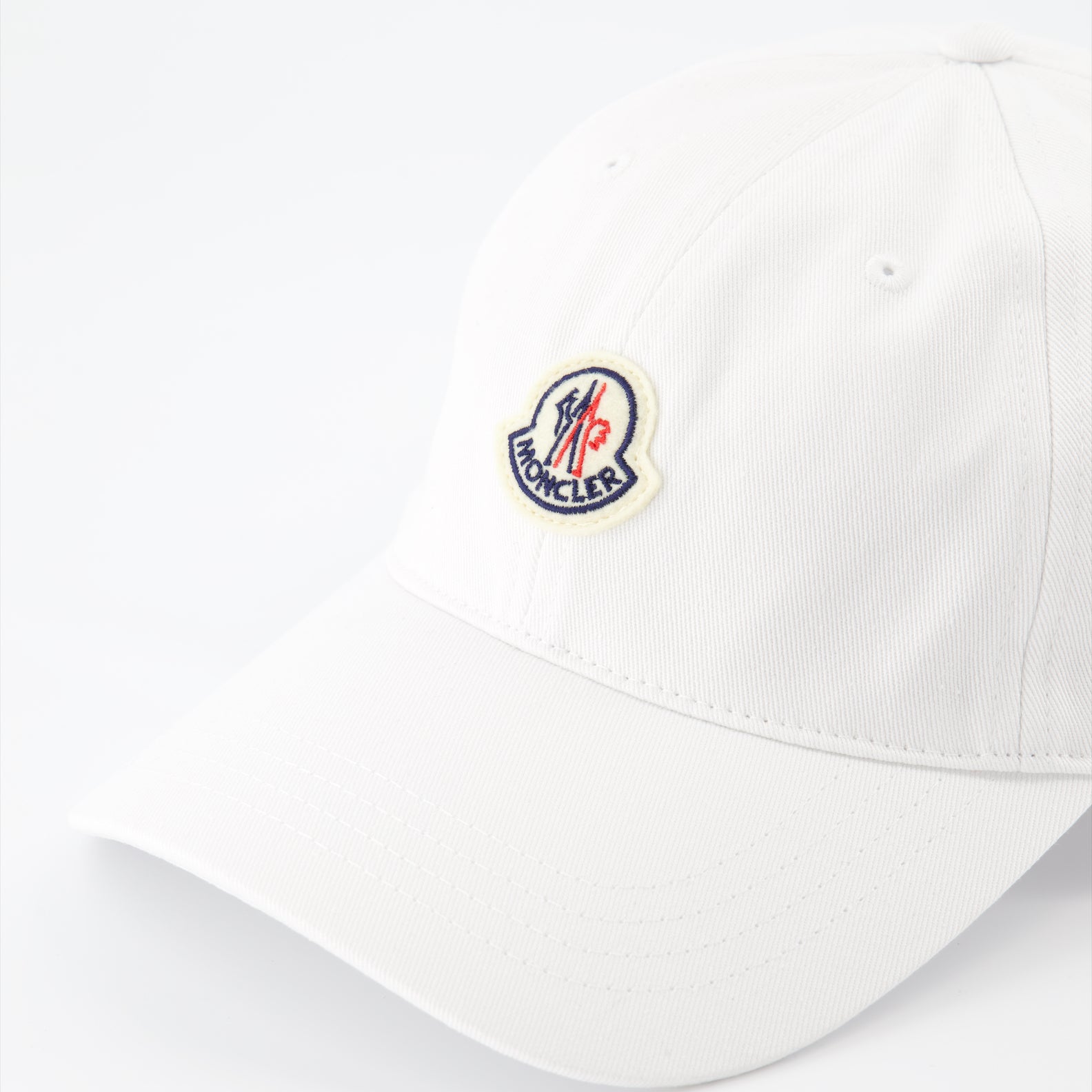 Chapeaux, casquettes et bonnets Casquette à logo Moncler Blanc Homme