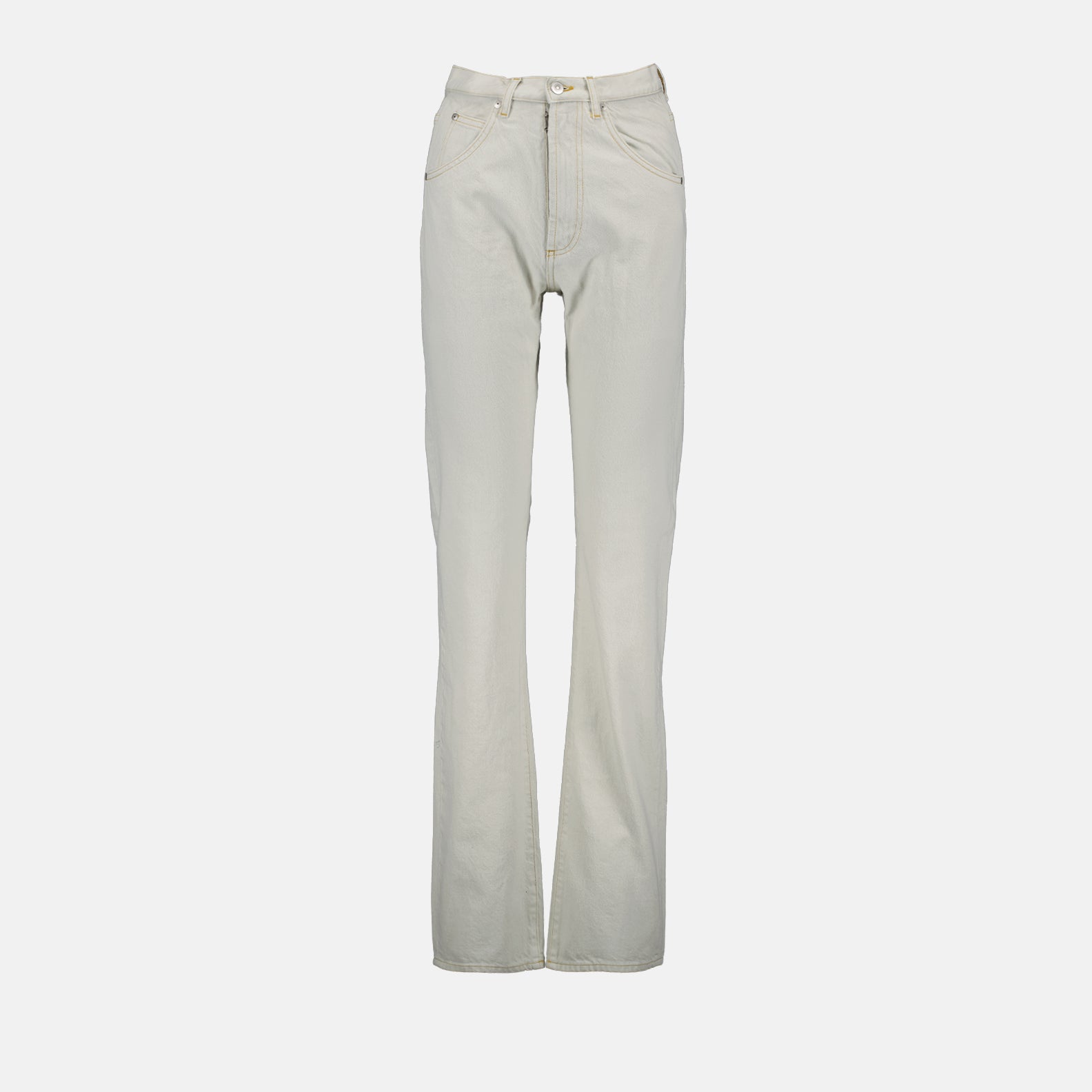 Pantalons Pantalon jean Maison Margiela Beige Femme