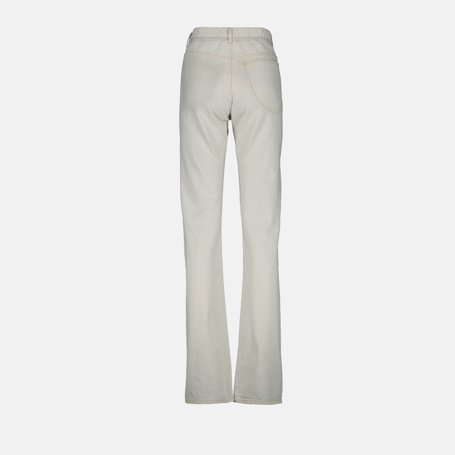 Pantalons Pantalon jean Maison Margiela Beige Femme