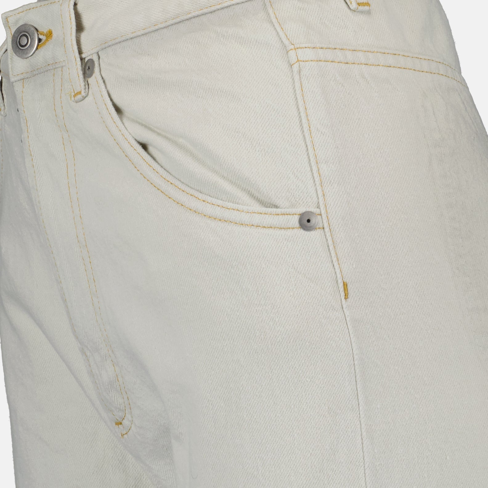 Pantalons Pantalon jean Maison Margiela Beige Femme