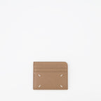 Petite maroquinerie Porte carte Four Stitches Maison Margiela Beige Unisexe