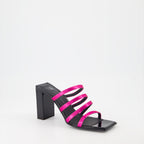 Zapatos abiertos Mules Shangay Giuseppe Zanotti Rosa Femme