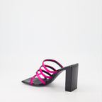 Zapatos abiertos Mules Shangay Giuseppe Zanotti Rosa Femme