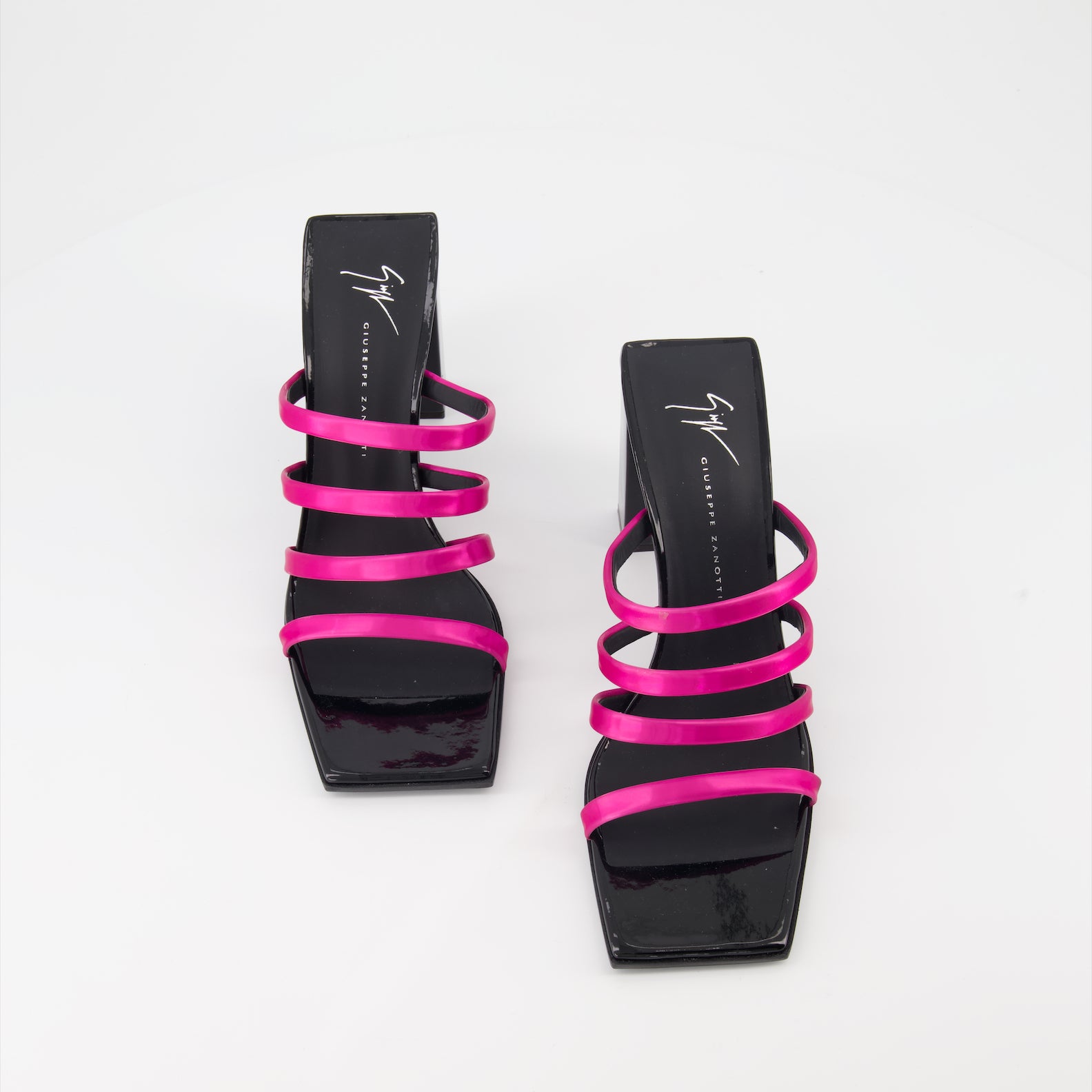 Zapatos abiertos Mules Shangay Giuseppe Zanotti Rosa Femme