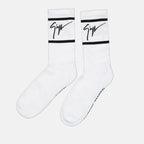 Roupa íntima e homewear Chaussettes à bandes Giuseppe Zanotti Branco Homme