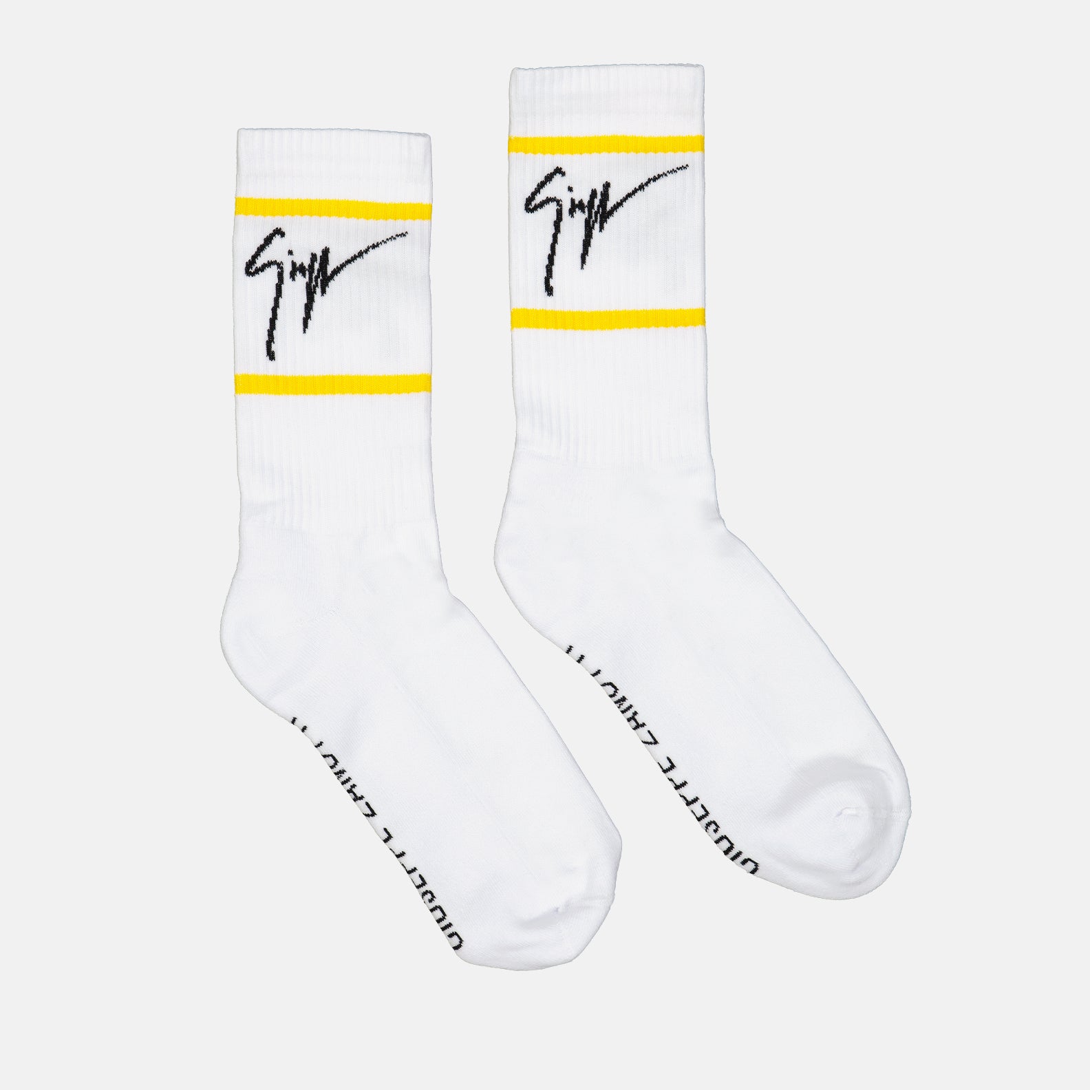 Roupa íntima e homewear Chaussettes à bandes Giuseppe Zanotti Branco Homme