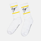 Roupa íntima e homewear Chaussettes à bandes Giuseppe Zanotti Branco Homme