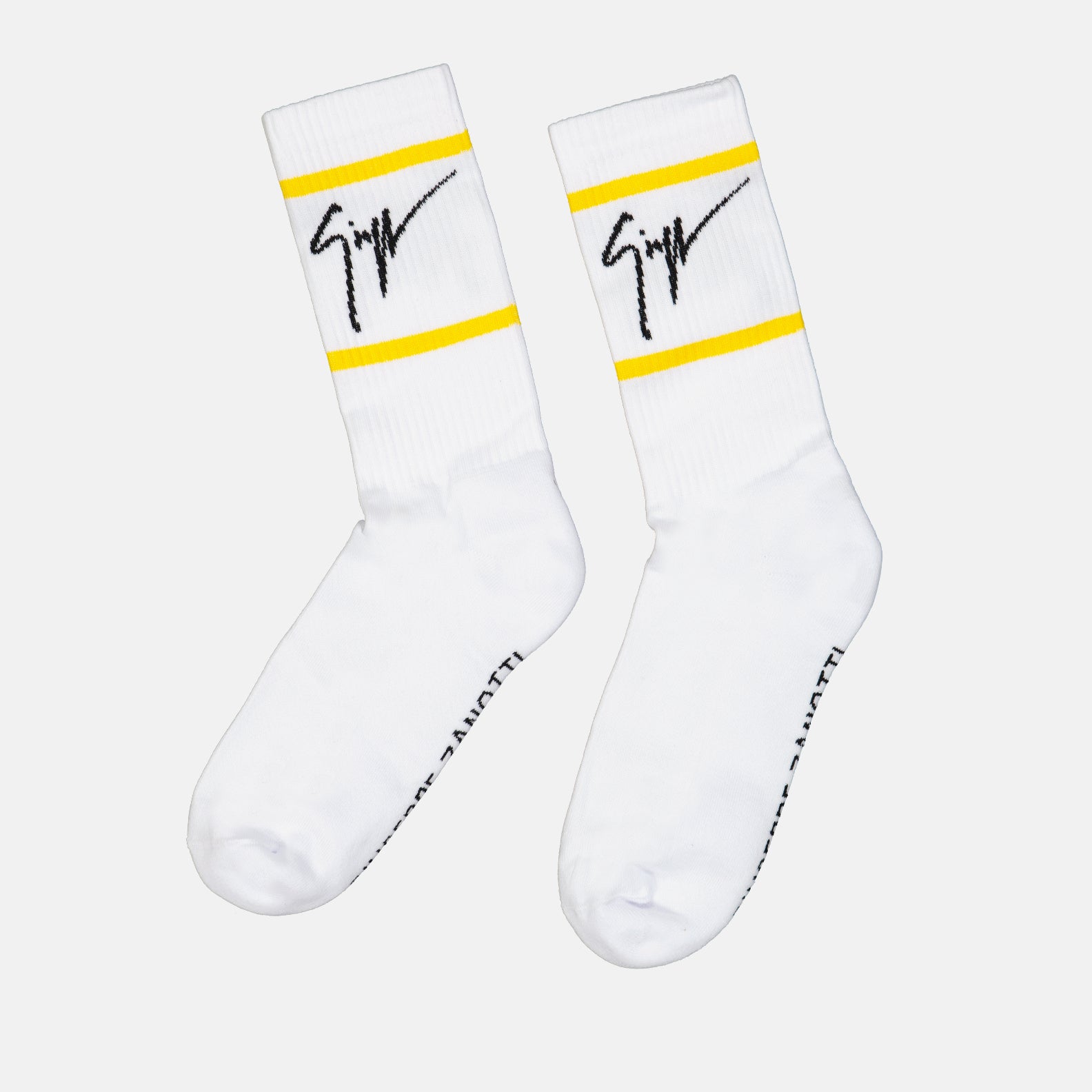 Roupa íntima e homewear Chaussettes à bandes Giuseppe Zanotti Branco Homme