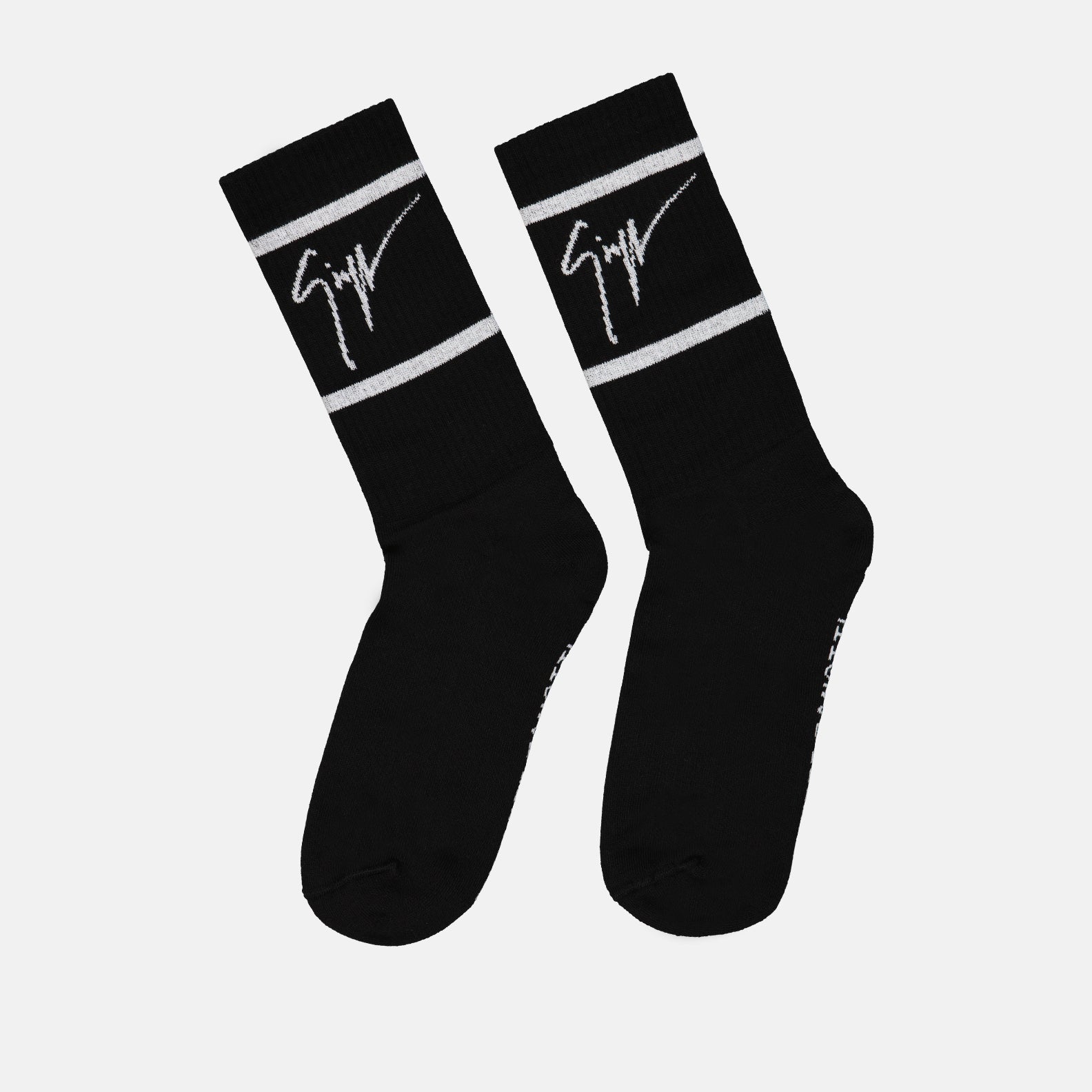 Roupa íntima e homewear Chaussettes à bandes Giuseppe Zanotti Preto Homme