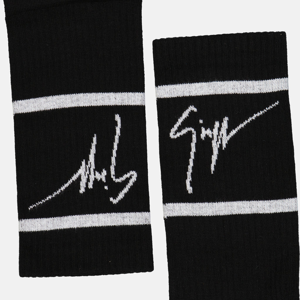 Roupa íntima e homewear Chaussettes à bandes Giuseppe Zanotti Preto Homme