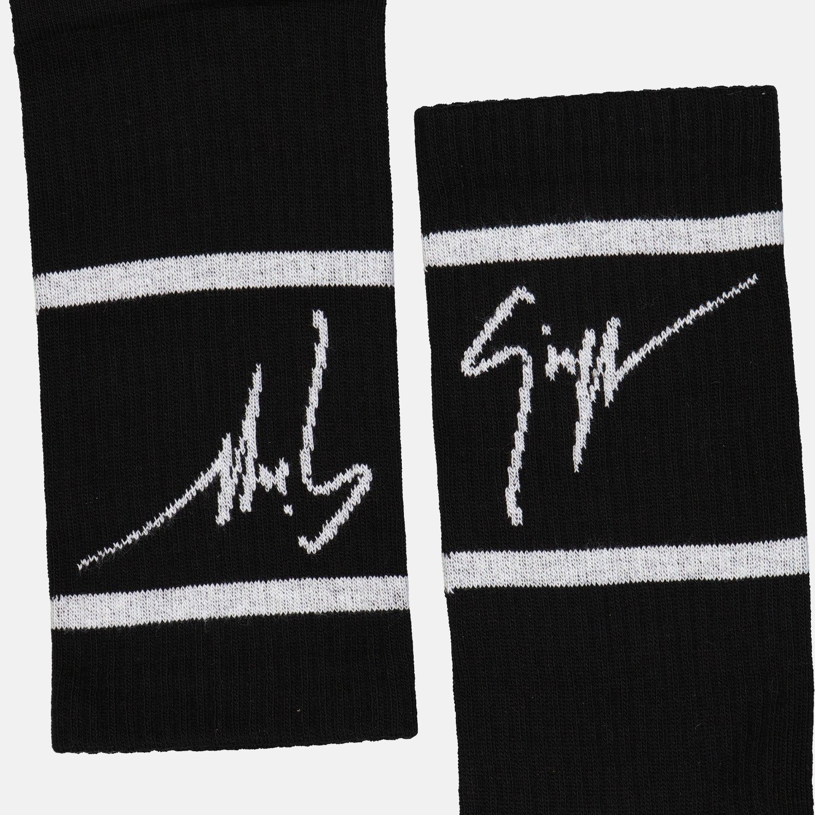 Roupa íntima e homewear Chaussettes à bandes Giuseppe Zanotti Preto Homme