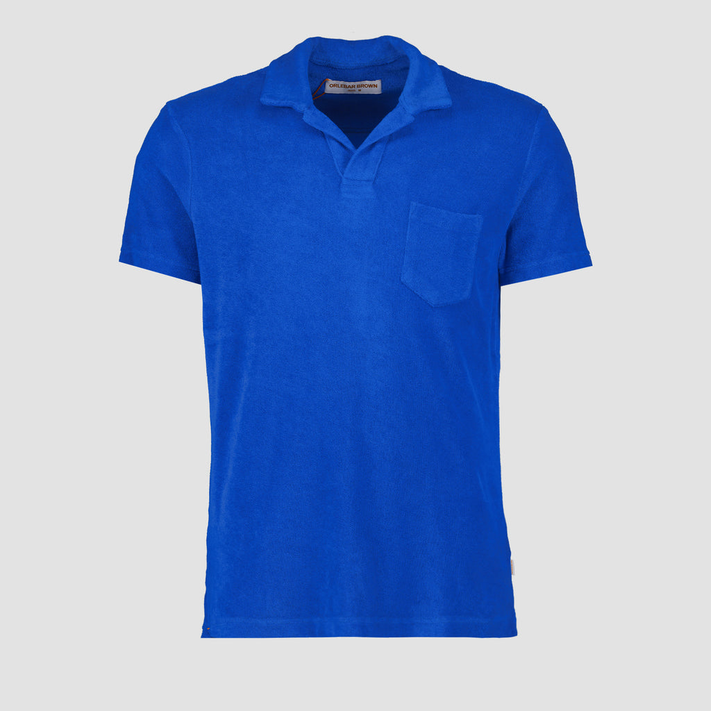 Polos Polo Terry Orlebar Brown Azul escuro Homme