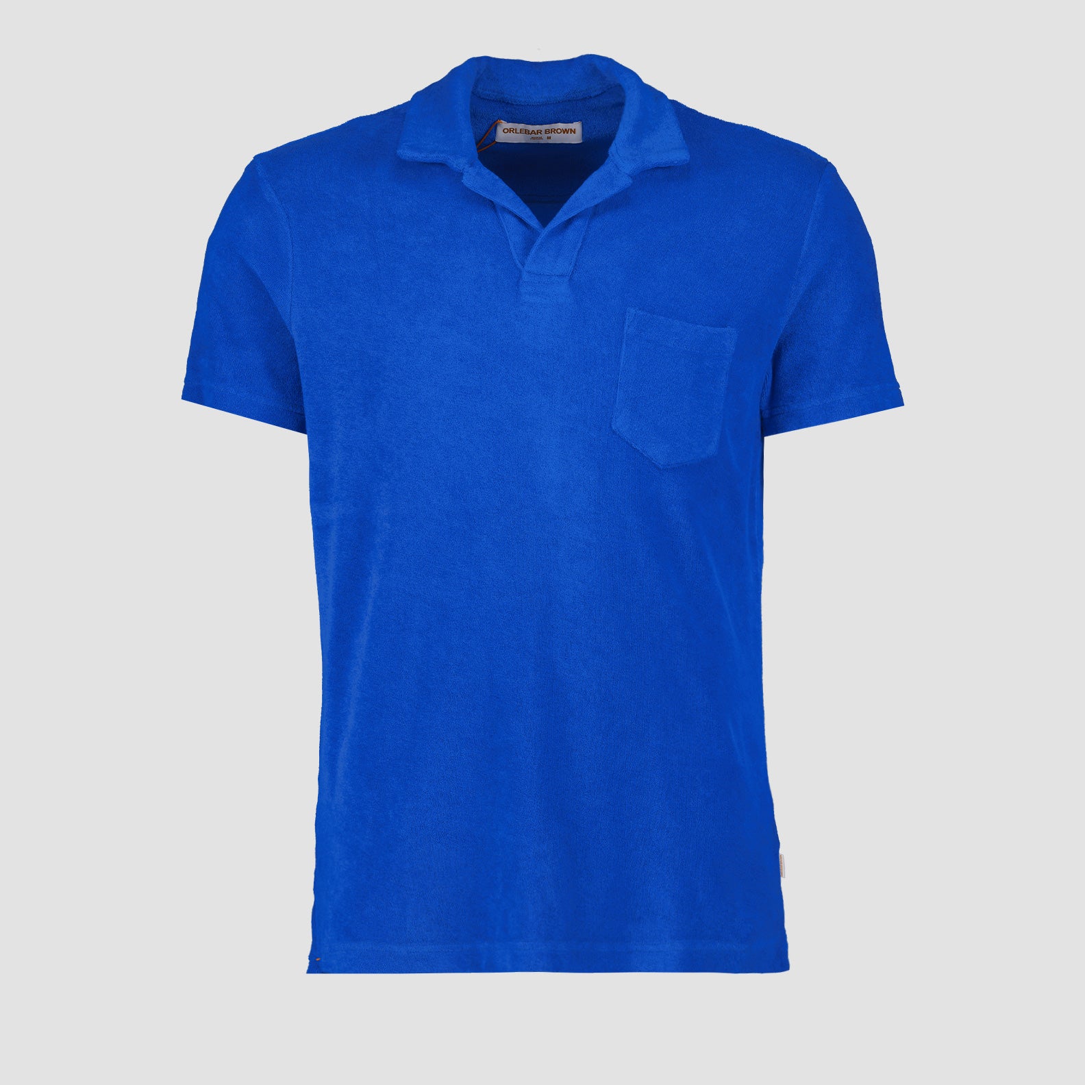 Polos Polo Terry Orlebar Brown azul oscuro Homme