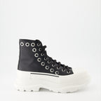 Bottes et bottines Bottines Tread Slick Alexander McQueen Noir Homme