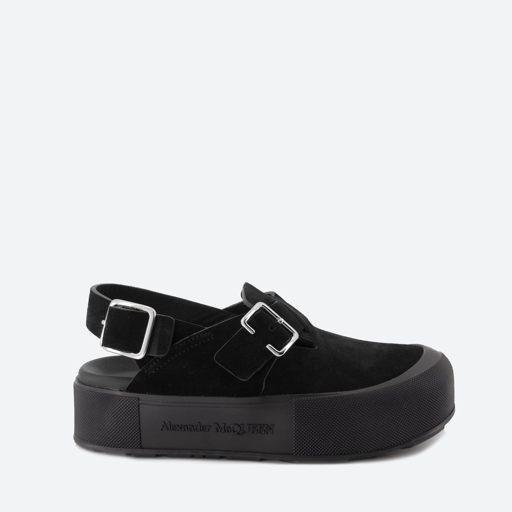 Sapatos abertos Sandálias de Ponta Alta Alexander McQueen Preto Homme