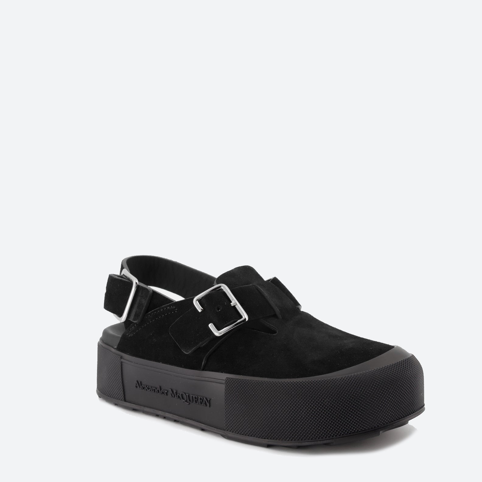 Sapatos abertos Sandálias de Ponta Alta Alexander McQueen Preto Homme