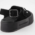 Sapatos abertos Sandálias de Ponta Alta Alexander McQueen Preto Homme