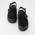 Sapatos abertos Sandálias de Ponta Alta Alexander McQueen Preto Homme