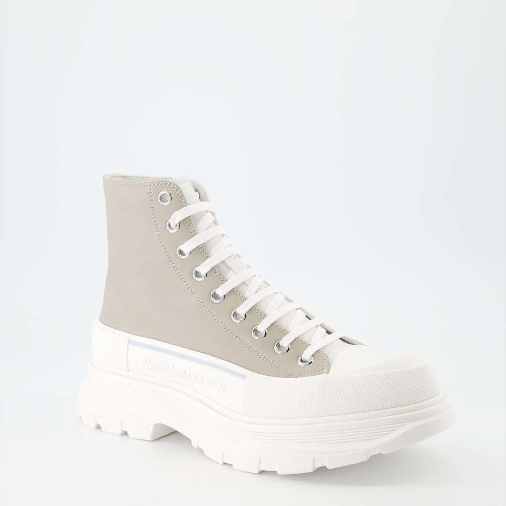 Bottes et bottines Bottines Tread Slick Alexander McQueen Beige Homme