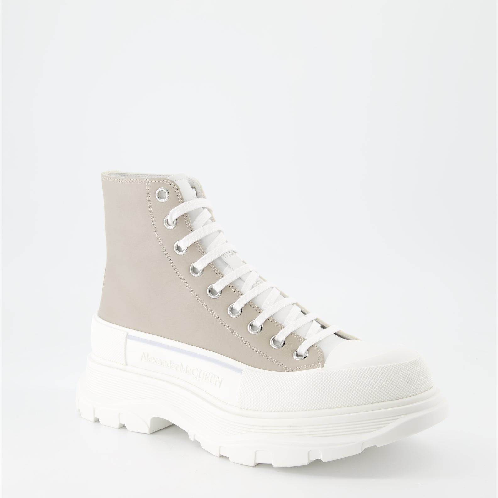 Bottes et bottines Bottines Tread Slick Alexander McQueen Beige Homme
