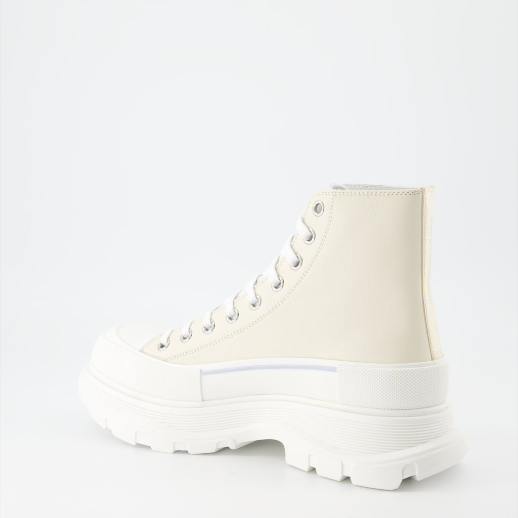 Bottes et bottines Bottines Tread Slick Alexander McQueen Beige Homme