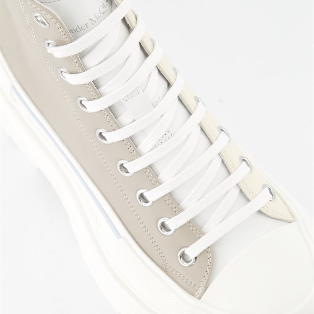 Bottes et bottines Bottines Tread Slick Alexander McQueen Beige Homme