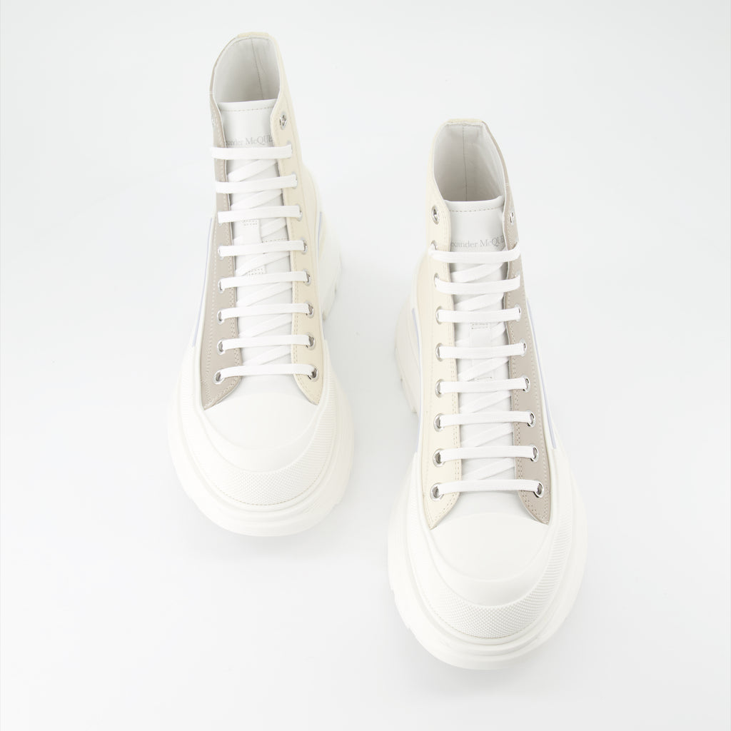 Bottes et bottines Bottines Tread Slick Alexander McQueen Beige Homme