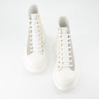 Bottes et bottines Bottines Tread Slick Alexander McQueen Beige Homme