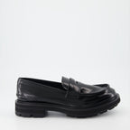 Mocassins Mocassins en cuir Alexander McQueen Noir Homme
