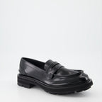 Mocassins Mocassins en cuir Alexander McQueen Noir Homme