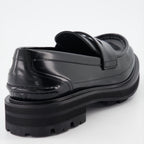 Mocassins Mocassins en cuir Alexander McQueen Noir Homme