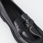 Mocassins Mocassins en cuir Alexander McQueen Noir Homme