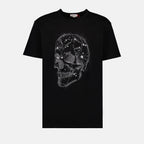 T-shirts T-shirt Skull Alexander McQueen Noir Homme